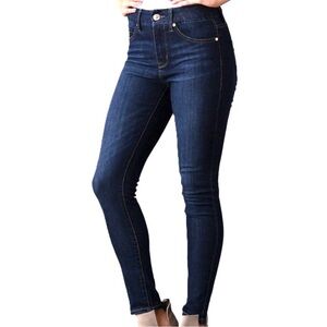 NWOT Seven7 Tummyless High Rise Skinny Dark Rinse (Montreal) 5 Pocket Jeans